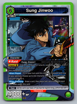 Sung Jinwoo FOIL SR - Solo Leveling - Union Arena UE17-BT - Image 1