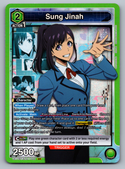 Sung Jinah FOIL SR - Solo Leveling - Union Arena UE17-BT - Image 1
