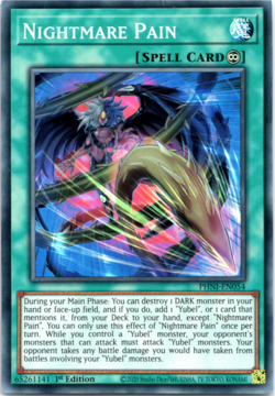 Nightmare Pain - PHNI-EN054 - Super Rare - 1st Edition - Yugioh - Image 1