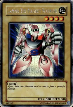 Gamma The Magnet Warrior - Prismatic Secret Rare DOR-E003 - DMG. - YuGiOh - Image 1