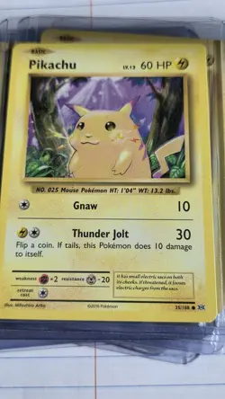 Pokemon Pikachu TCG XY Evolutions Card 35/108 Regular Common NM M - Image 1