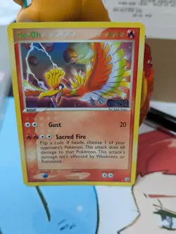 Pokemon TCG Ho-Oh EX Unseen Forces 27/115 Reverse Holo Pokeball Error Rare Card - Image 1