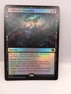 MTG Singles Collective Brutality Foil R 0101 Innistrad Remastered Card NM/M - Image 1
