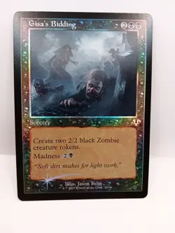 MTG Singles Gisa's Bidding 379 Foil Retro Frame Innistrad Remastered Card NM/M - Image 1