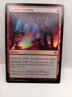 MTG Singles Faithless Looting Foil C 0151 Innistrad Remastered Card NM/M - Image 1
