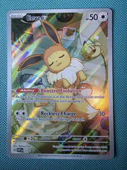 Pokemon Eevee Prismatic Evolutions Promo TCG-Svp173 Holo Card NM - Image 1