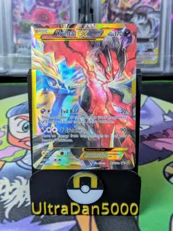 Pokemon TCG Card Yveltal EX XY150a Black Star Promo - Image 1