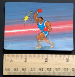 Balrog Buffalo Upper 57 Street Fighter 2 Barcode Battler Card 1992 Epoch - Image 2