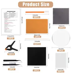 238 Pcs Card Cleaning Kit, Trading Card Cleaning Kit & Sports Card Flattening Ki - Image 5