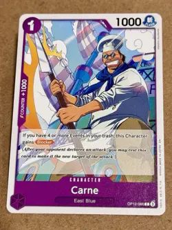 One Piece Card Tcg Ccg Game Crocodile Sanji Carne Set Lot - Image 4