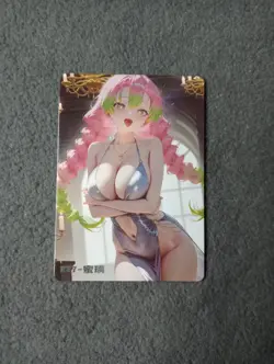 CCG Waifu Card Sexy Anime Girl Mitsuri Kanroji R37 RELCTANT goddess story - Image 1
