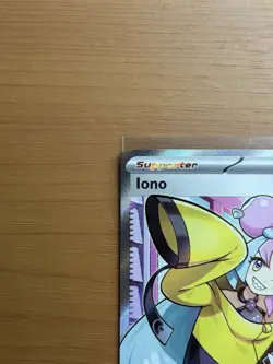 Pokemon Iono TCG Full Art Trainer Paldea Evolved Ultra Rare Card 254/193 - Image 3