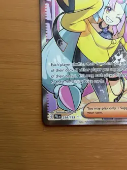 Pokemon Iono TCG Full Art Trainer Paldea Evolved Ultra Rare Card 254/193 - Image 4