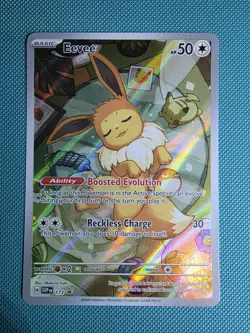 Pokemon Eevee Prismatic Evolutions Promo TCG-Svp173 Holo Card NM - Image 1