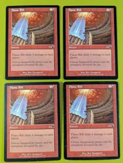Flame Rift x4 Nemesis 4x Playset Magic the Gathering MTG - Image 1