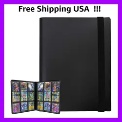 Trading ard Binder Holder, 9 Pokets Album Sleeves for Baseball Yugioh MTG ard... - Image 1