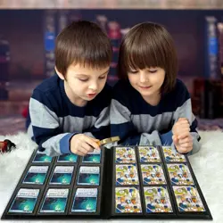 Trading ard Binder Holder, 9 Pokets Album Sleeves for Baseball Yugioh MTG ard... - Image 3