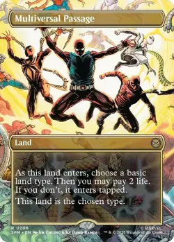 Multiversal Passage - Borderless - MtG Spider-Man - NM - Image 1