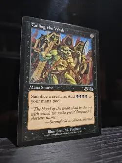 MTG Culling the Weak - Exodus - Lightly Played - Image 1