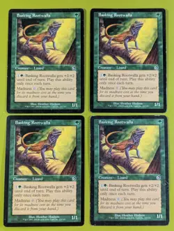 Basking Rootwalla x4 Torment 4x Playset Magic the Gathering MTG - Image 1