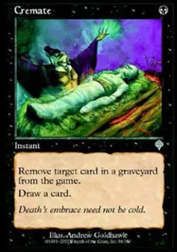 Cremate - Medium Play MTG Invasion - Image 1