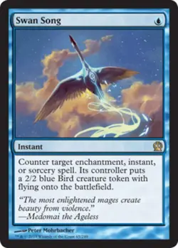 1x Swan Song Moderate Play, English Theros MTG Magic - Image 1