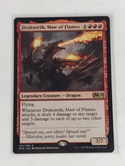 Drakuseth, Maw of Flames - Core Set 2020 M20 Magic MTG the Gathering - NM+ - Image 1