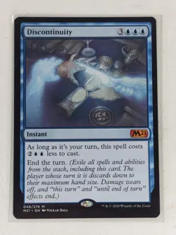 Discontinuity - Core Set 2021 M21 Magic the Gathering MTG - NM+ - Image 1