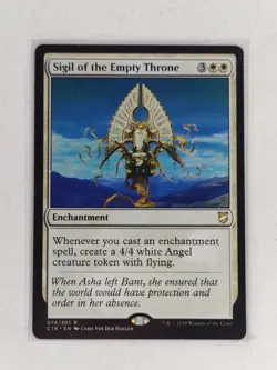 Sigil of the Empty Throne - Commander 2018 (C18) Magic the Gathering MTG - NM+ - Image 1
