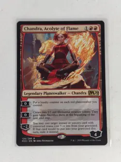 Chandra, Acolyte of Flame - Core Set 2020 M20 Magic MTG the Gathering - NM+ - Image 1