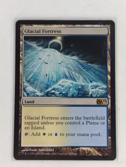 Glacial Fortress - Magic 2012 M12 Magic the Gathering MTG - NM+ - Image 1