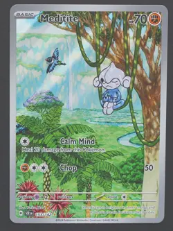 Meditite 153/142 - Stellar Crown Pokemon TCG - NM - Image 1
