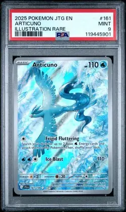 PSA 9 Articuno 161/159 Pokemon Scarlet Violet Journey Together Illustration Rare - Image 1