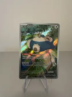 Pokemon 151 ETB Black Star Promo Snorlax Illustration Rare Holo 051 SEALED - Image 1