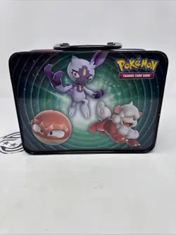 Pokemon 2022 Hisuian lunchbox tin 8” X 6” X 3.5” Collectors Chest EMPTY - Image 5