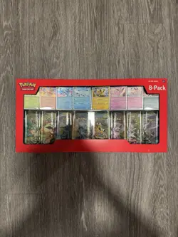 Pokemon Prismatic Evolutions 8 Mini-Tins with Promo Cards Costco 2-PACK - Image 1