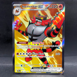 2024 POKEMON TEMPORAL FORCES INCINEROAR EX 187/162 ULTRA RARE - Image 1