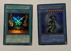 Black Luster Soldier Ultra Rare SYE-024 + Ritual SYE-025 1st Edition YuGiOh - Image 1
