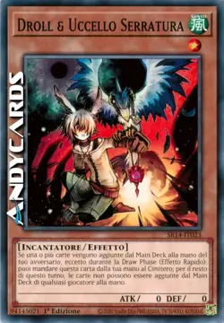 DROLL & UCCELLO SERRATURA (Droll & Lock Bird) Comune • SR14 IT023 • 1Ed • Yugioh - Image 1