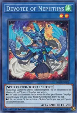 Yugioh 2018 Hidden Summoners HISU Secret Rare 1st Edition MINT - Image 3
