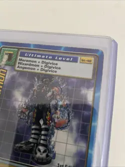 SkullMeramon St-48 1ST EDITION Digimon Card CCG 1999 ULTIMATE -NM - Free Ship - Image 5