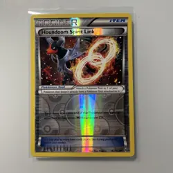 Pokemon TCG Houndoom Spirit Link Breakthrough Reverse Holo Card 142/162 NM - Image 1