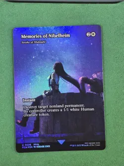 MTG Memories of Nibelheim - Stroke of Midnight (Showcase) FOIL Final Fantasy - Image 3