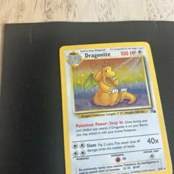 Pokemon TCG Dragonite Fossil Set Holo Rare Card 4/62 Vintage NM/LP Condition - Image 2