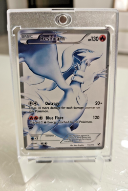 Reshiram 113/114 Legendary Treasures Full Art Holo Pokemon Card NM/Mint - Image 2