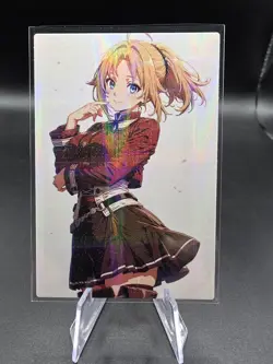 Zenith Greyrat Mushoku Tensei Holographic Anime Collectible Trading Card - Image 1