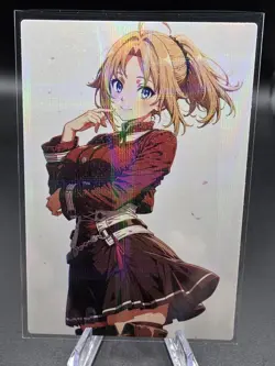 Zenith Greyrat Mushoku Tensei Holographic Anime Collectible Trading Card - Image 2