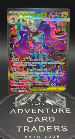Mega Dragalge EX Holo Pokemon Card CRI 118/086 Mega Evolution English - Image 1
