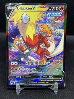 Blaziken V TG14/TG30 Pokemon Silver Tempest Trainer Gallery Holo Full Art 474 - Image 1