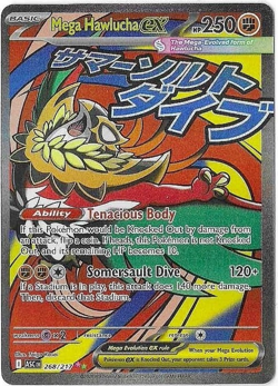 2026 Pokemon Ascended Heroes Mega Attack Rare Mega Hawlucha ex 268/217 - Image 1